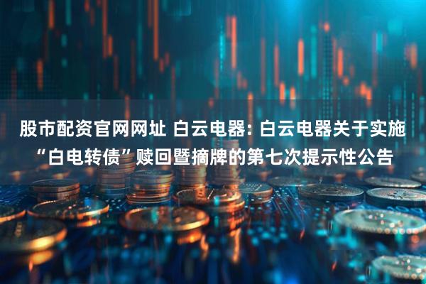 股市配资官网网址 白云电器: 白云电器关于实施“白电转债”赎回暨摘牌的第七次提示性公告